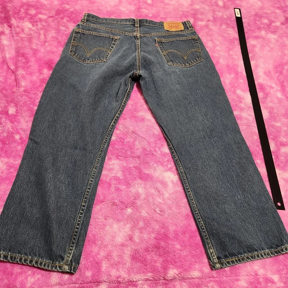 Vintage Levi Strauss 505 Regular Fit Jeans Mens 36x30 Blue Denim USA - Read Size